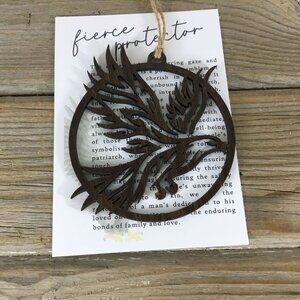 Eagle Fierce Protection Story Card Ornament – For Husband or Dad